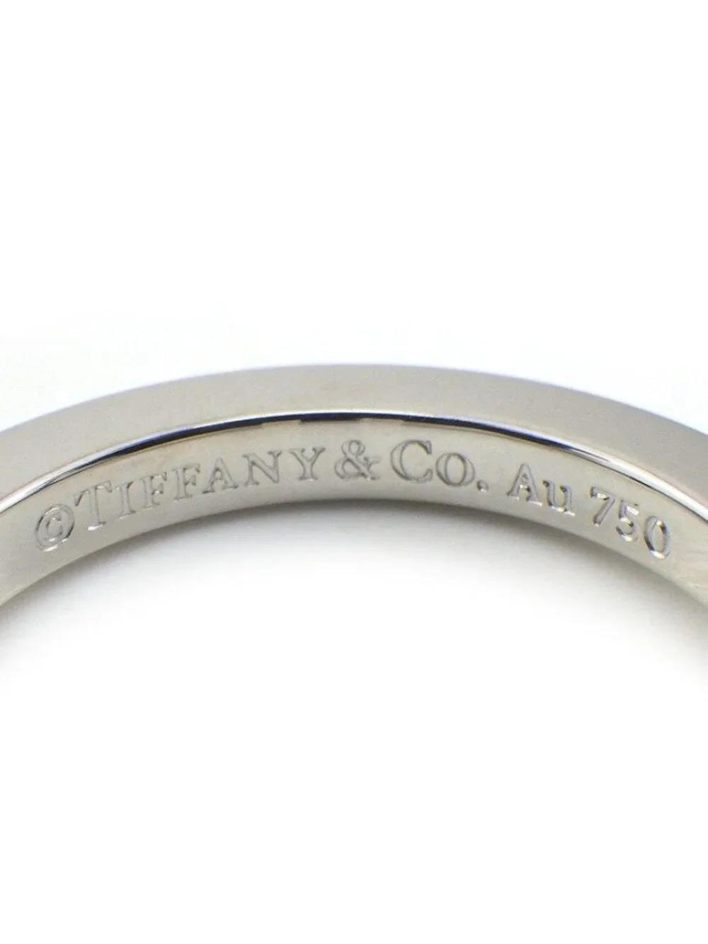 Tiffany & Co Ring T Square 18K White Gold
